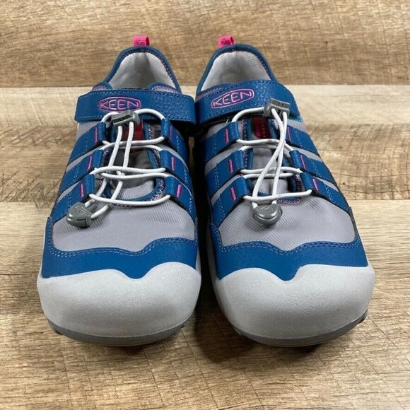 KEEN Legion Blue & Steel Gray Knotch Hollow Youth Sneakers Shoes Girls Sz 6 NEW - Picture 3 of 9